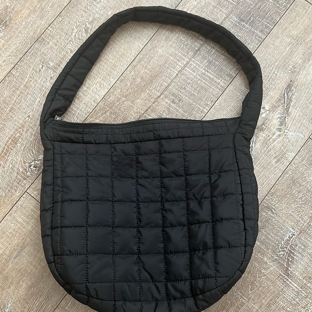 Quilted cross body bag